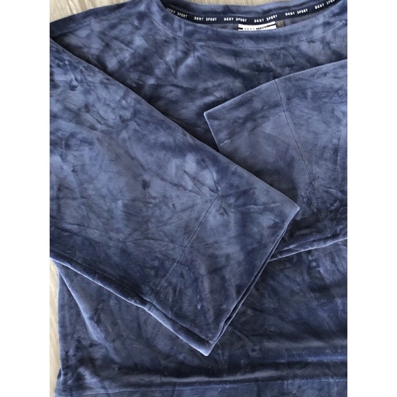 DKNY Sport Cozy Sweatshirt Blue - Picture 4 of 6